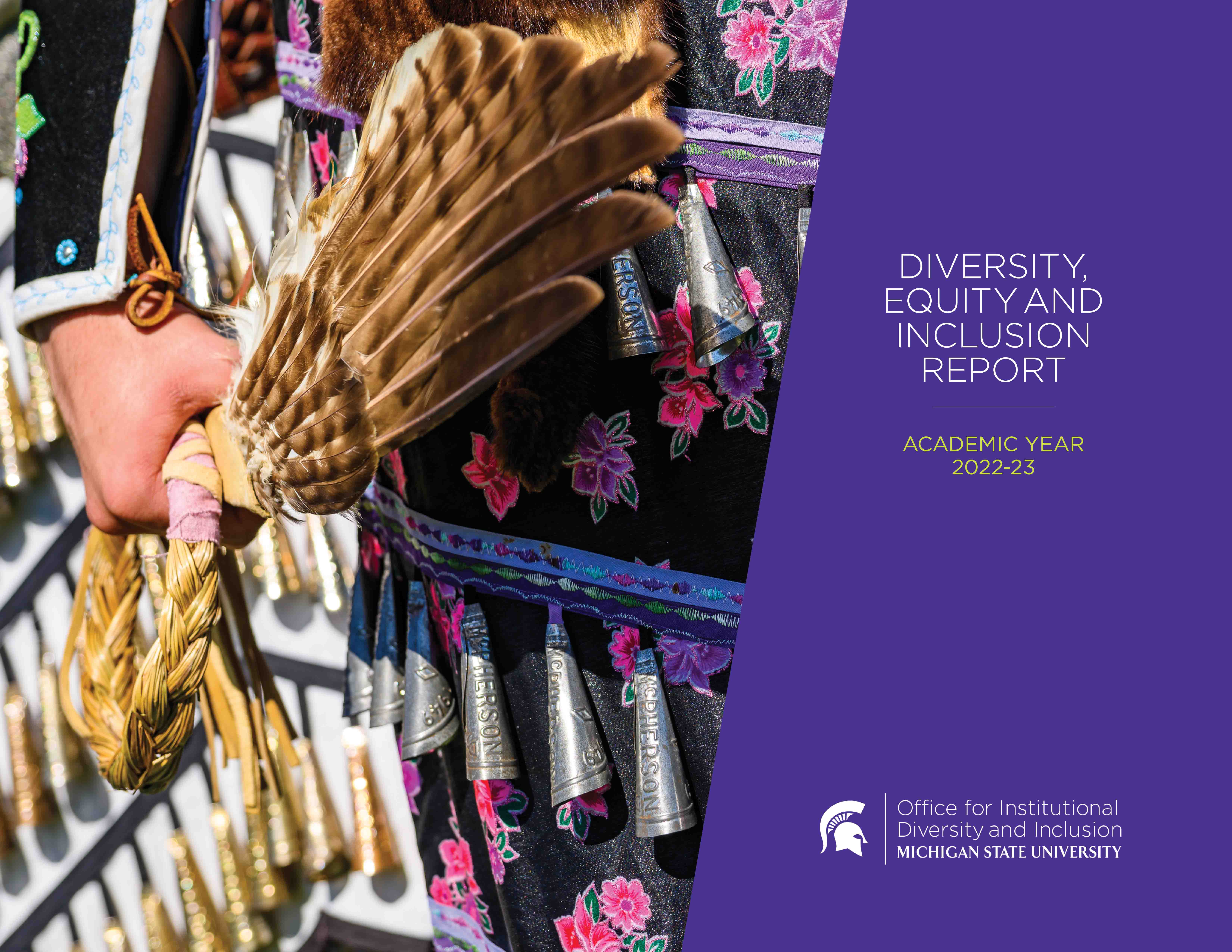 Cover page of the 2022-23 annual Diversity, Equity and Inclusion Report